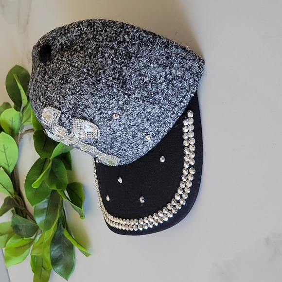 Bling Cross Baseball Cap - Picture 3 of 6